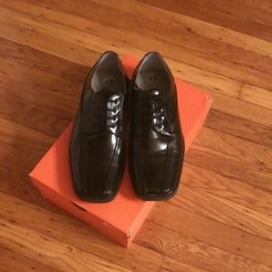 Men's Black Leather Stacy Adams Shoes